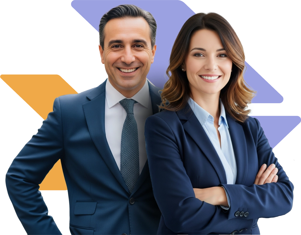Chi siamo 2 coppia di professionisti in abiti formali